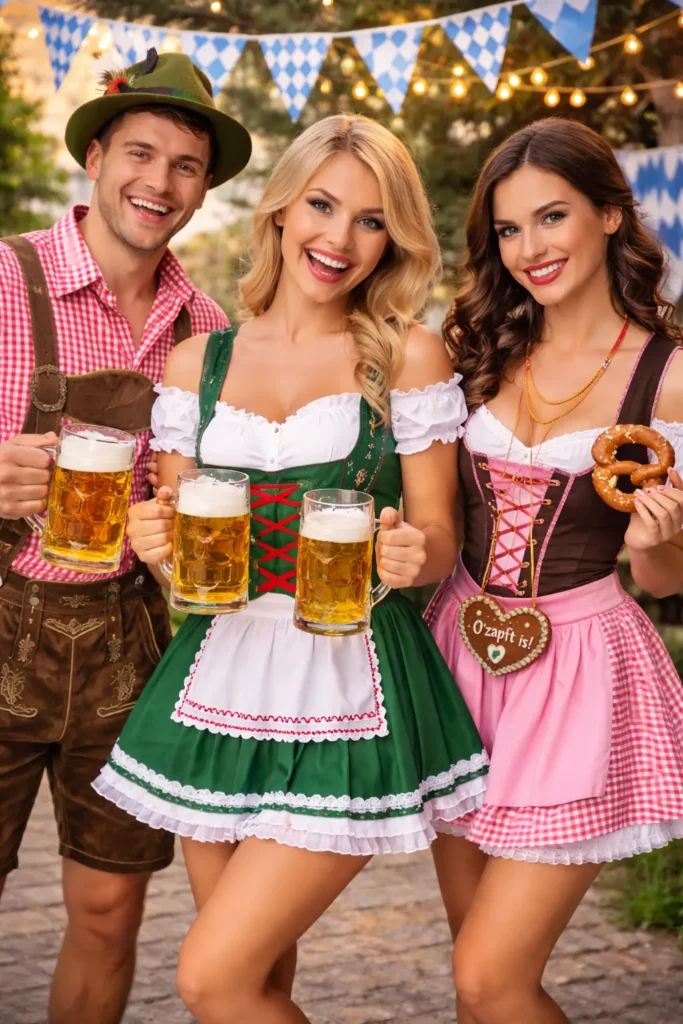Oktoberfest themafeest outfits