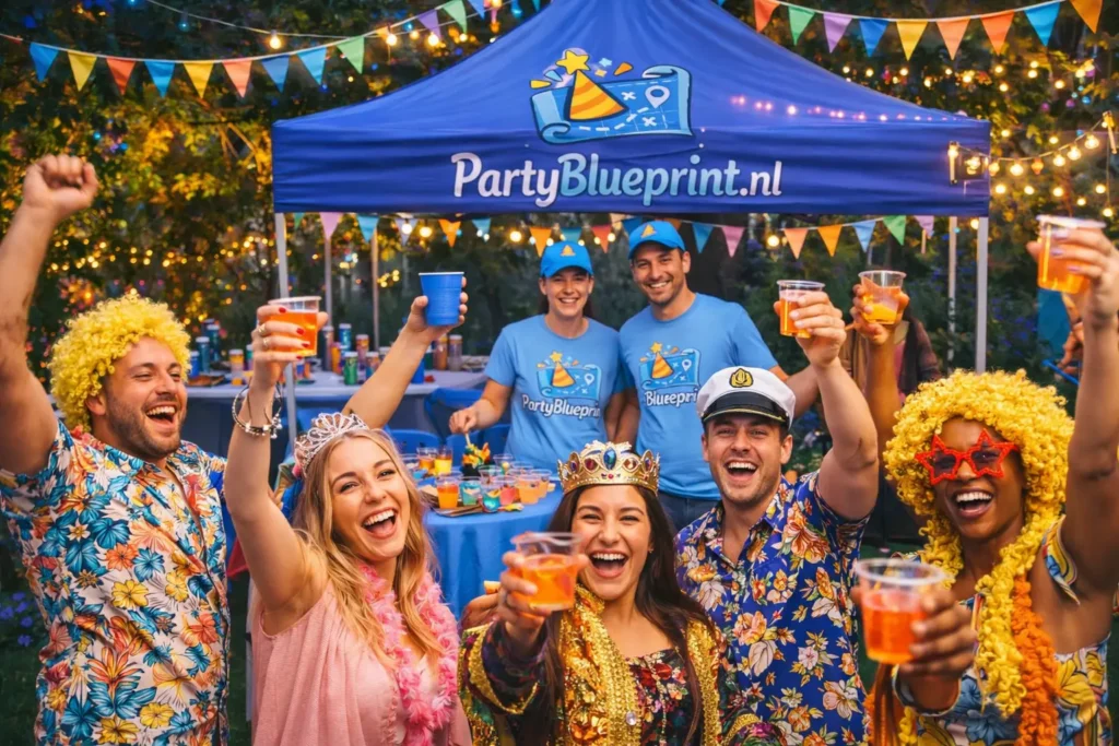 Tweede afbeelding partyblueprint organiseren