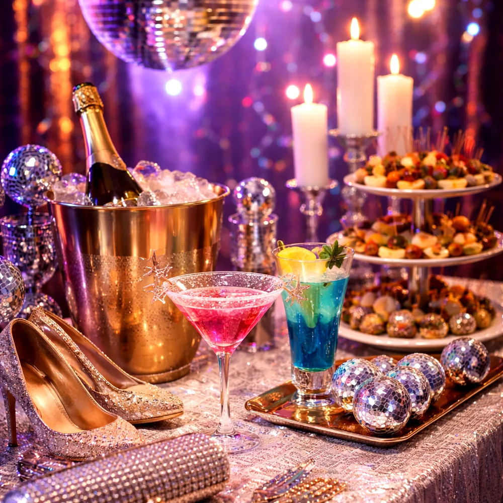 accecoire disco glam party
