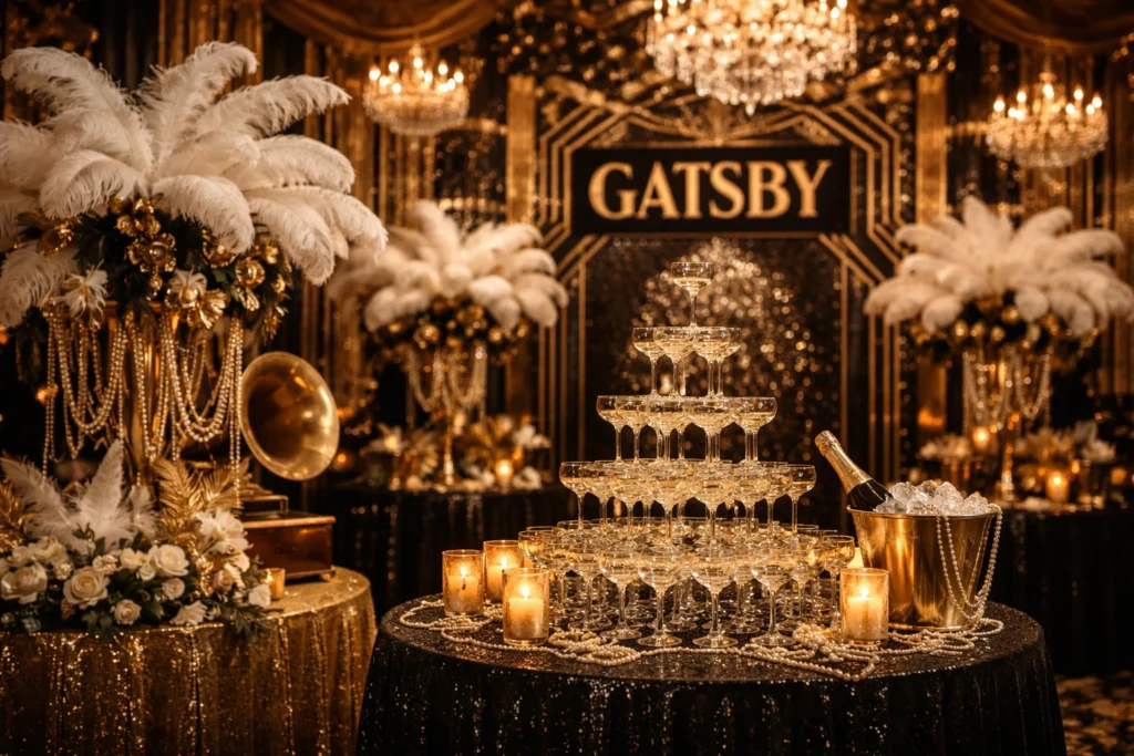 gatsby feest decor
