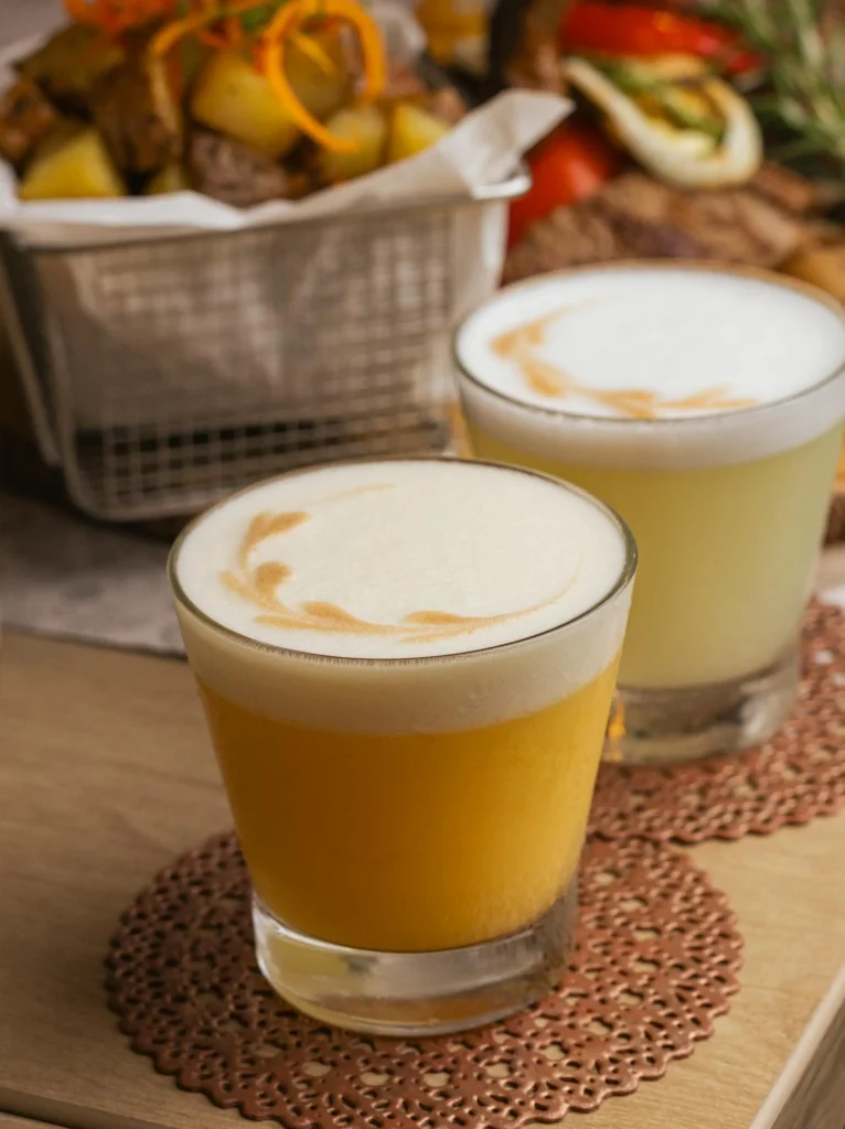 Whiskey sour in glas jaren 60 stijl