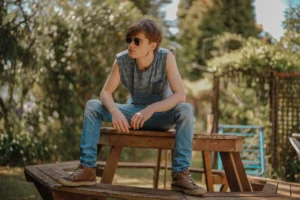 Festival outfit man